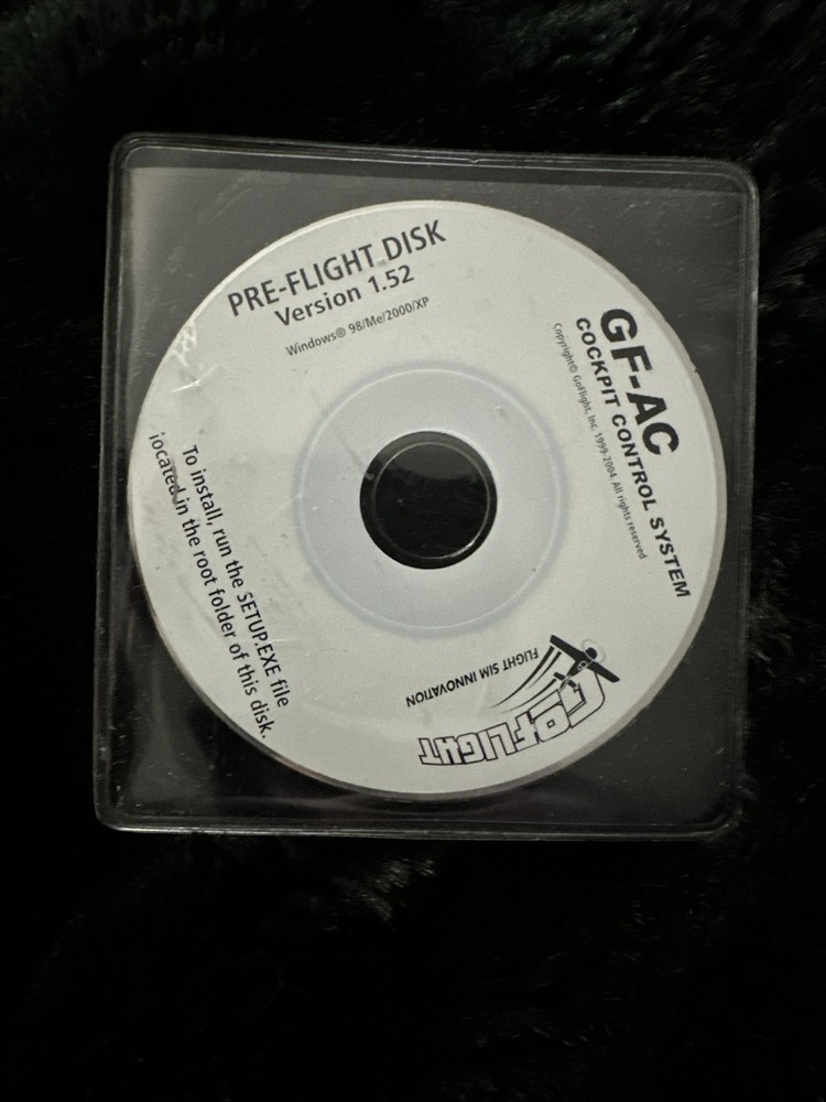 GF-AC Cockpit Control System Pre-Flight Disk Version 1.2