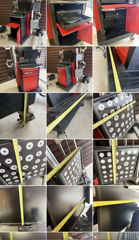 Snap on/ John Bean EEWA550A Wheel Aligner System With Accessories ￼