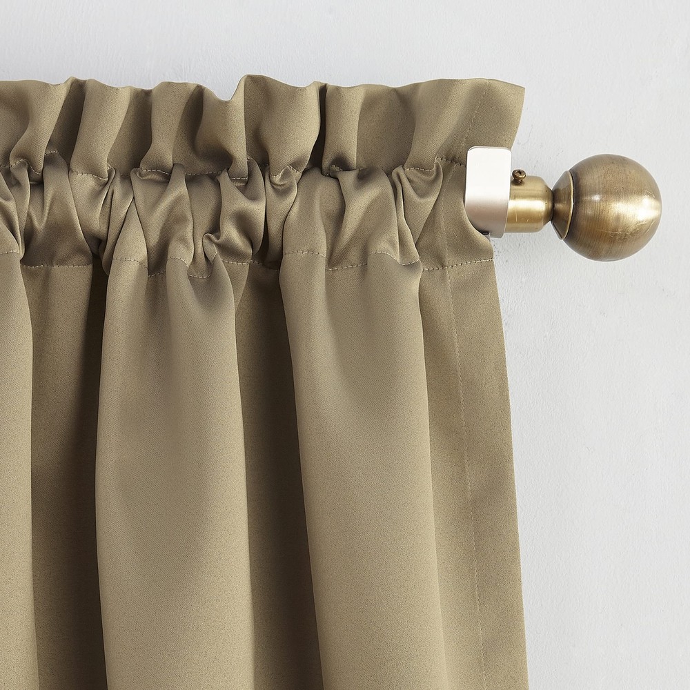 Sun Zero Barrow Energy Efficient Rod Pocket Curtain Single Panel