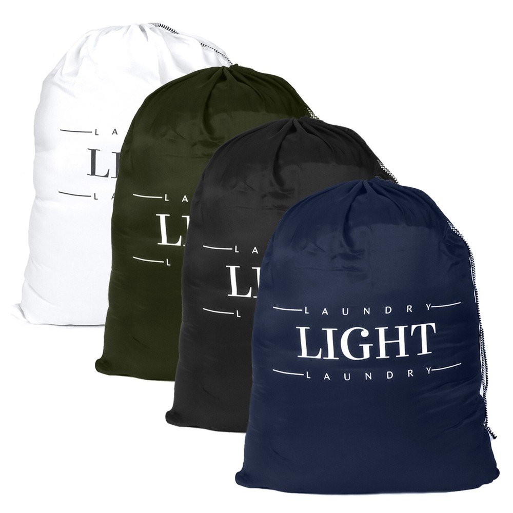 Polyester Heavy Duty Laundry Bag Drawstring Closure Laundry Hamper Single Pc