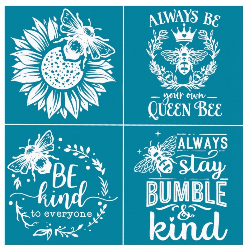 Self-Adhesive Silk Screen Printing Stencil Mesh Transfers for DIY