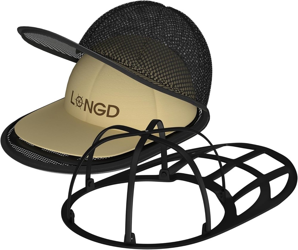 Hat Washer for Baseball Caps Sturdy Cleaning Protector with Frame Cage Laundry