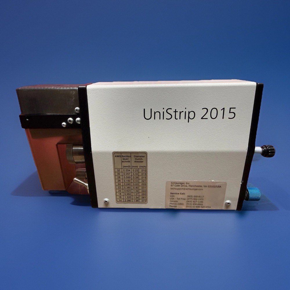 Schleuniger 2015 Unistrip Wire Stripping Machine Tested Good