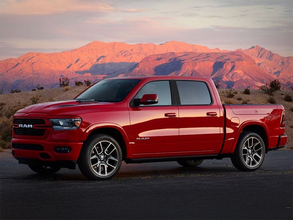 Pillar Post Window Trim Compatible with Dodge Ram 2019-2024 (Crew Cab/Quad