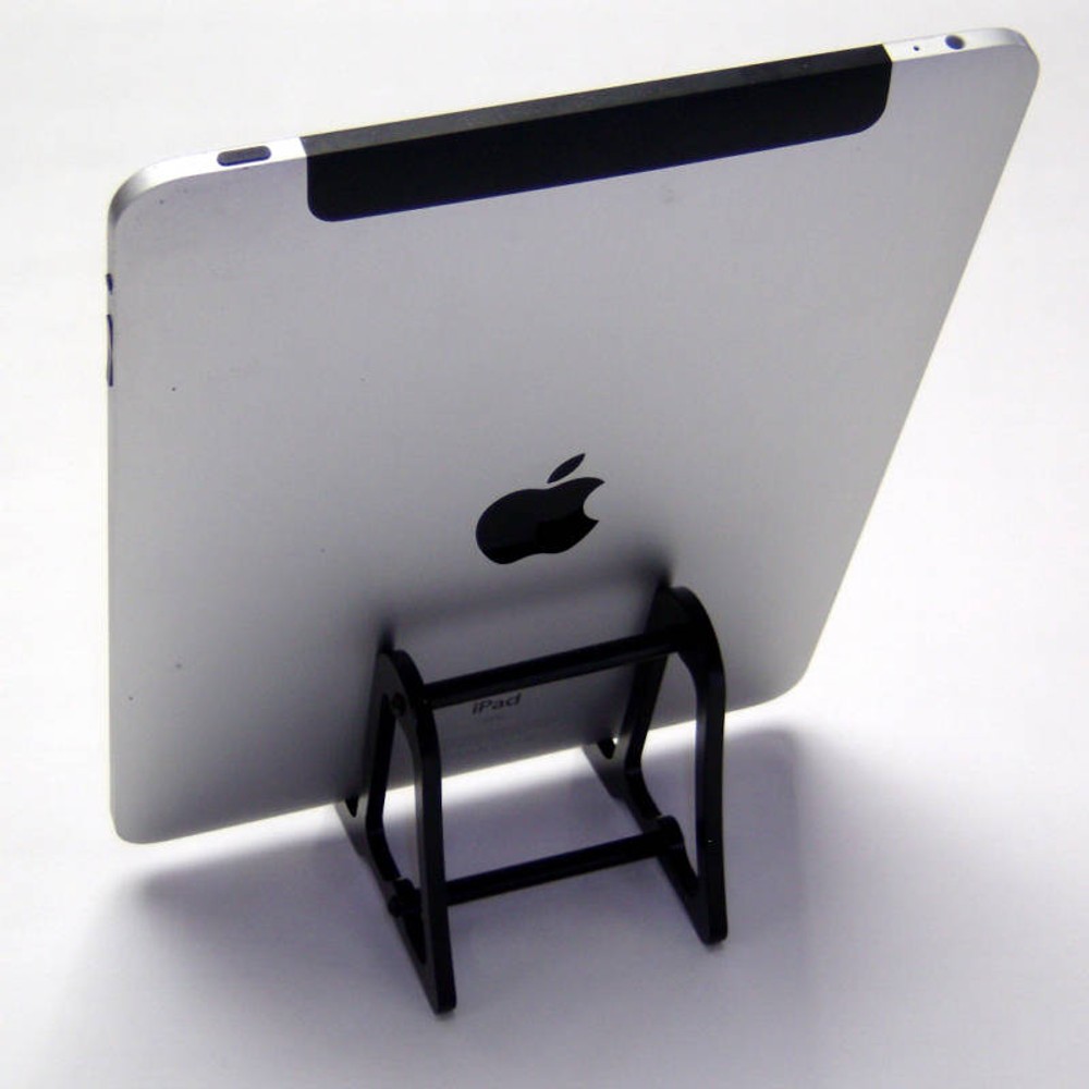 APPLE iPAD BLACK G-10 CUSTOM STAND CRADLE iPHONE MP3