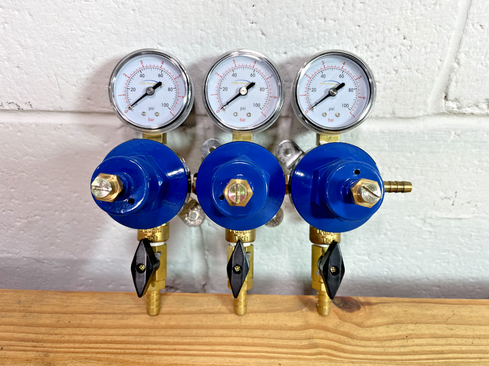 DTR1133 Set of 3 Draft Beer Co2 Regulators