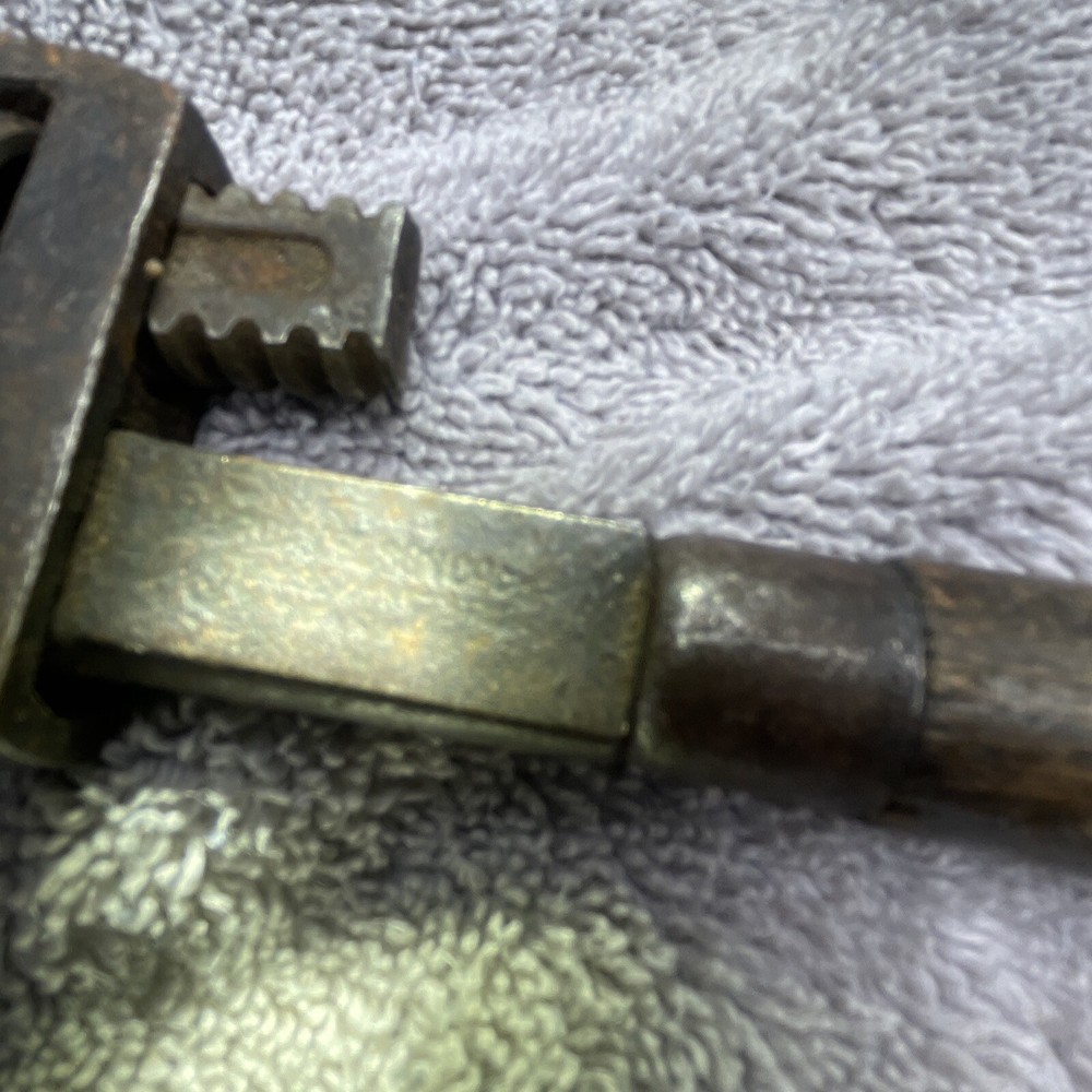 Monkey Wrench Wood Handle 7”