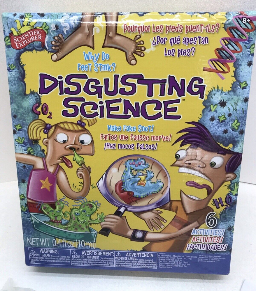 Scientific Explorer Disgusting Science Kit 6n Activities Educational Experiment