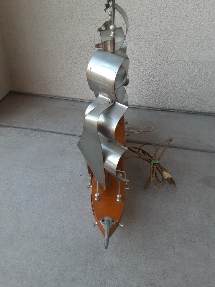 Vintage "Dixie Bell" 19" 3 Mast Sessions Movement Ship Clock