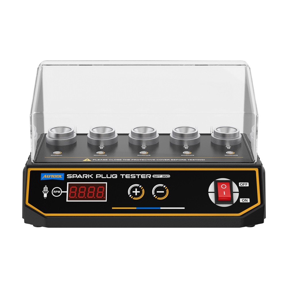 Car Spark Plug Tester 12V Ignition Spark Plug Analyzer 5 Holes Diagnostic Tool