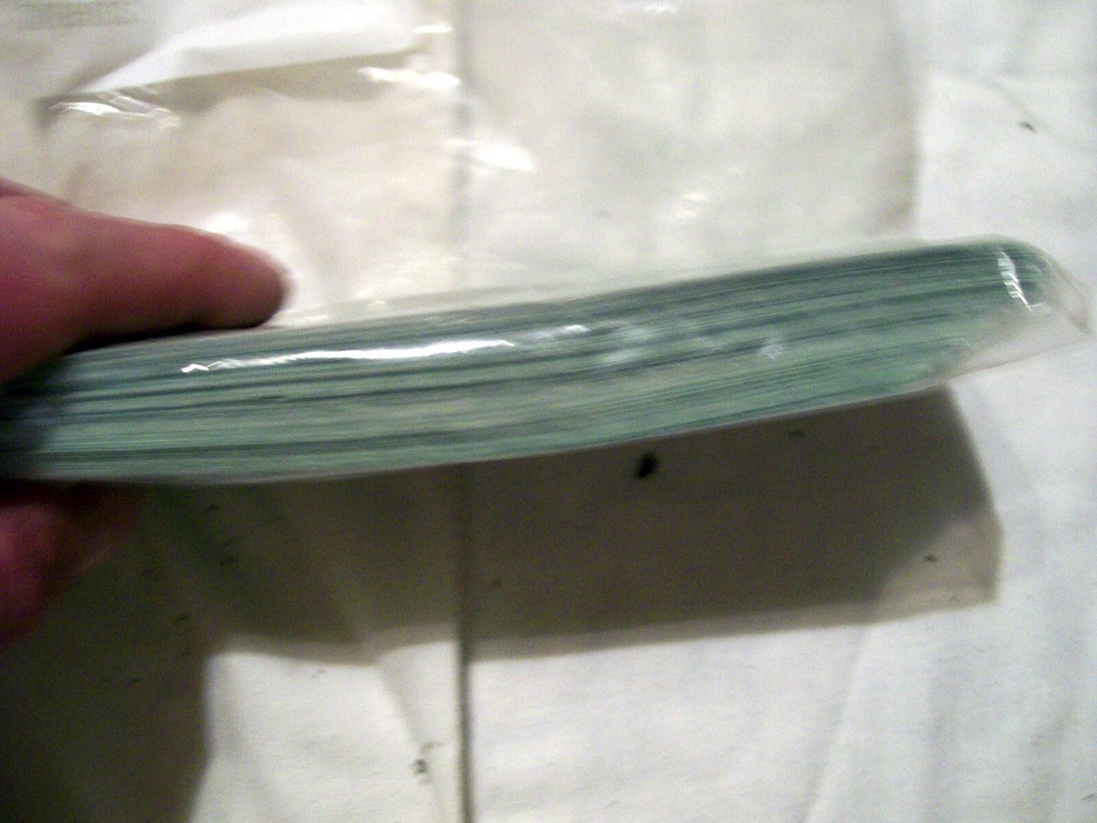 PLAY MONEY EDUCATIONAL TEACHING AID 50'S DOLLAR STACK USED