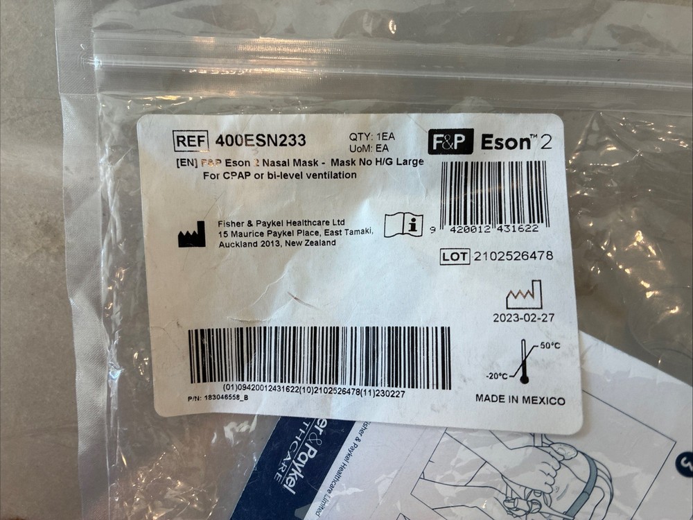 Fisher & Paykel • Eson 2 | LARGE | Replacement Frame [REF] 400ESN233- NEW SEALED