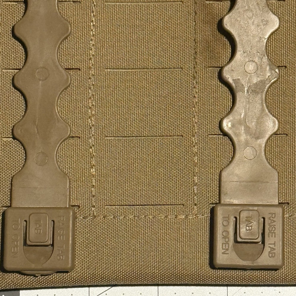 NWOT Mil Spec Monkey/Tactical Tailor Large Patch Panel Laminate - Coyote Brown