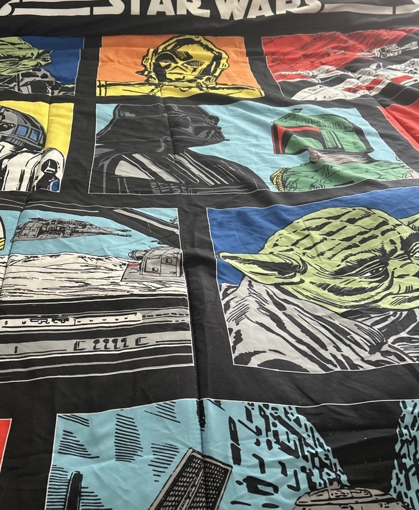!WOW! Disney STAR WARS Twin Reversible Microfiber Comforter Blanket