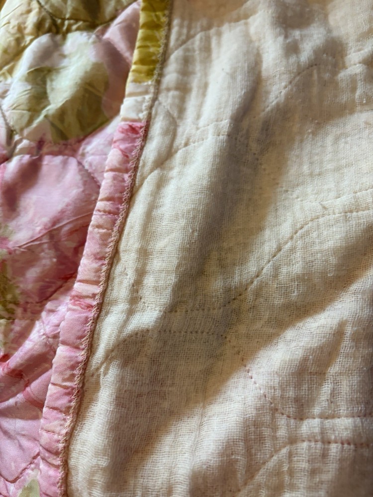 Vintage Floral Bedspread King Size