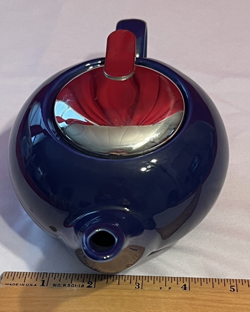 Certified International Colbalt Blue Teapot
