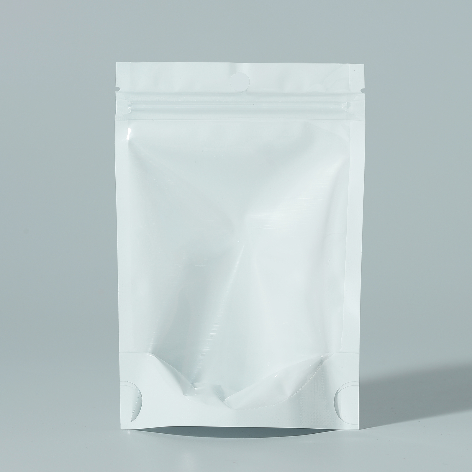 50/100/500 White Mylar Foil Clear Window Resealable Stand Up Bags Zipper Pouch