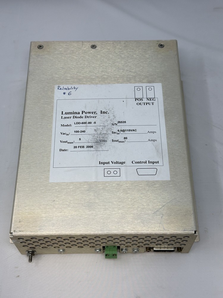 Lumina Power Laser Diode Driver LDD-600-80-5