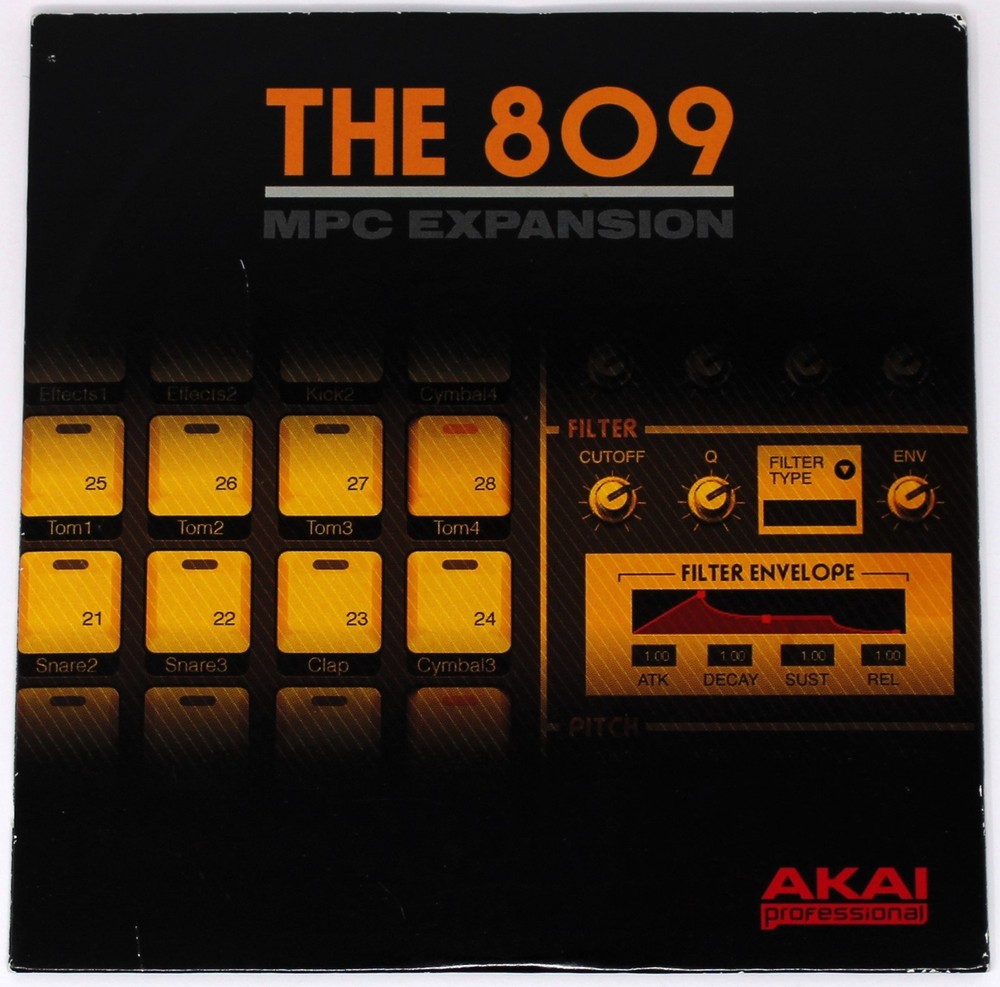 Akai Professional The 809 MPC Expansion Akai Format Sample Library Sampling CD