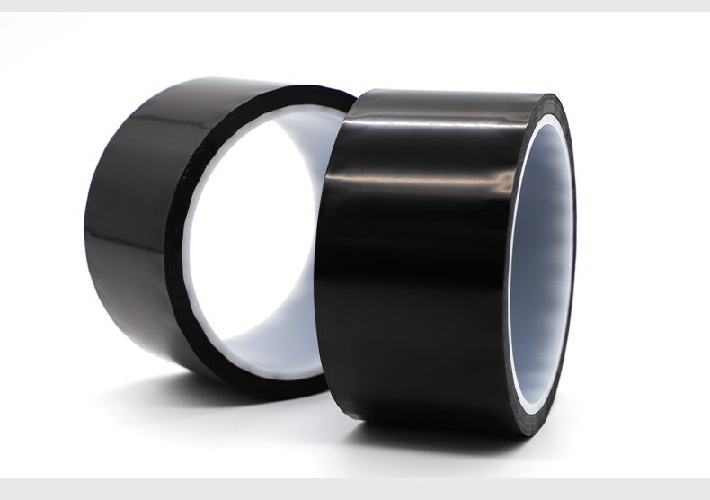 Black Kapton Polyimide Tape Heat Resistant Adhesive Insulation 3mm - 200mm Width
