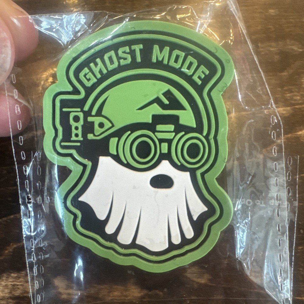 Ghost Mode Shot Show 2026 NEW PVC Patch Hook & Loop 2.5 Inch