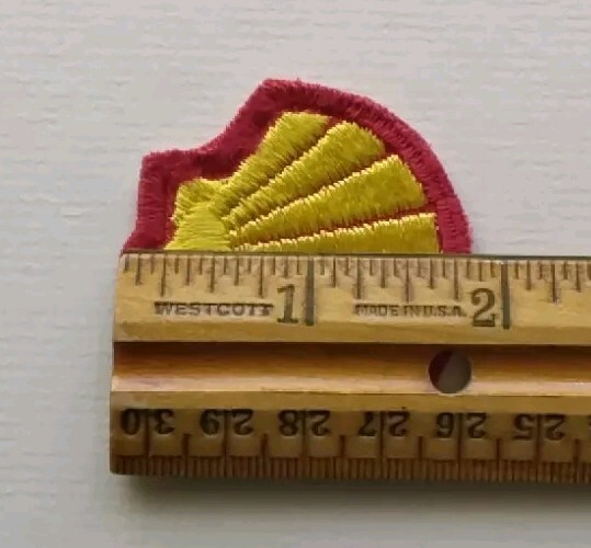Vintage Shell Embroidered Patch