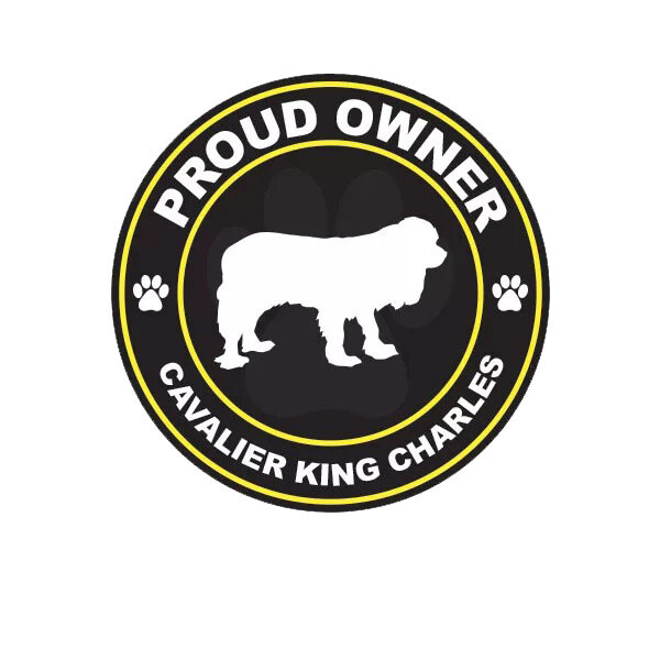 Proud Owner Cavalier King Charles Sticker Decal