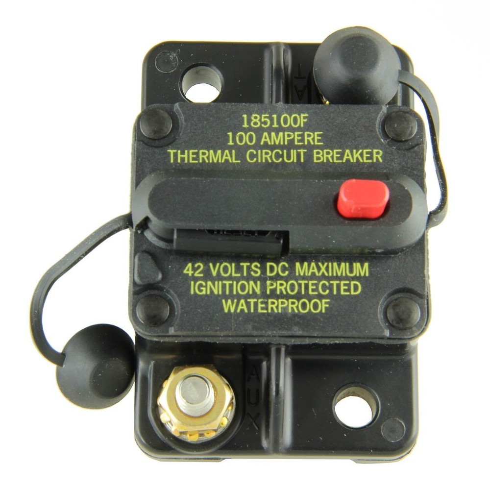 100 Amp Surface-Mount Circuit Breakers, Bussmann CB185-100