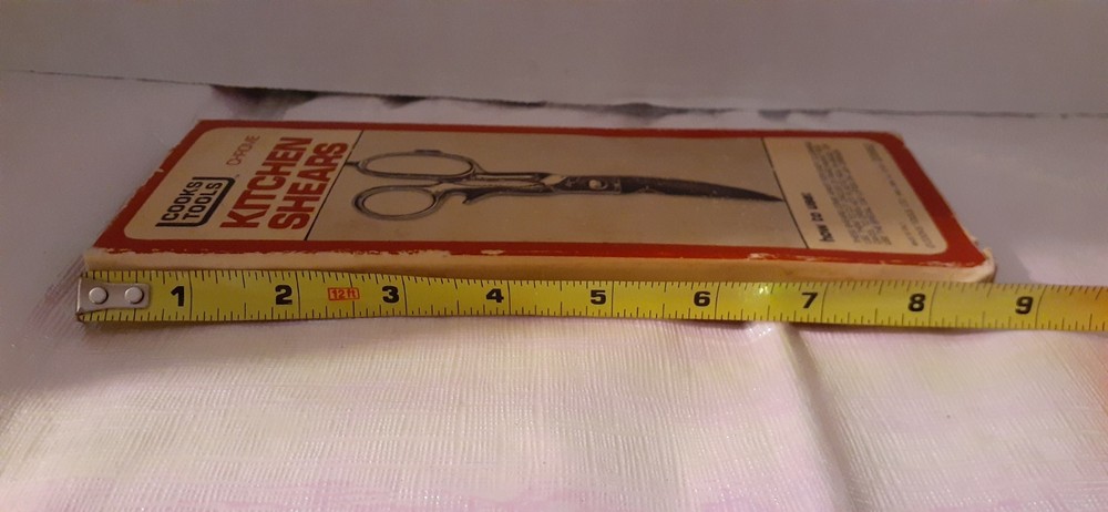 Vintage Cooks Tools Chrome Kitchen Shears with Cap Lifter & Jar Opener