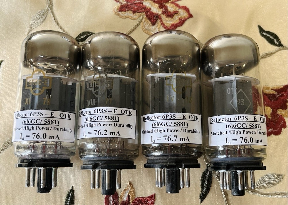 Matched Pair/ Quartet/ Sextet 6P3S - E (6l6/6l6GC/5881) PRECISE TESTING Military