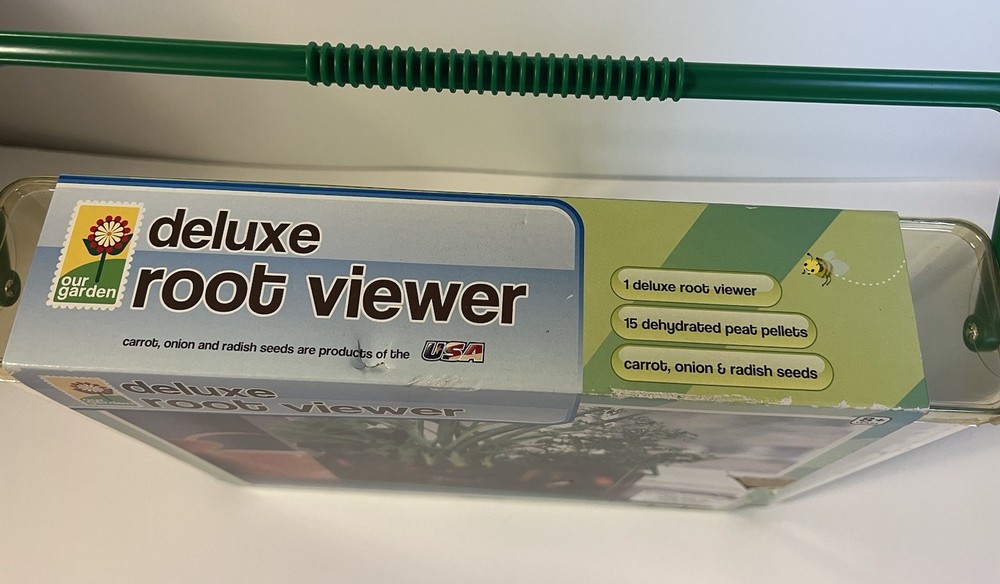 Toysmith Our Garden Root Viewer Science Educational See Through Planter Box NOS