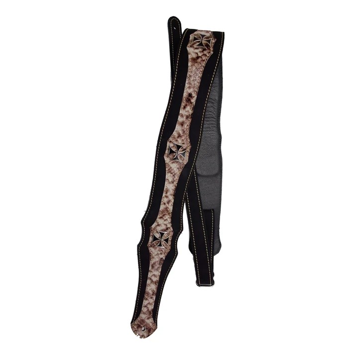 LM Straps The Gearhead Strap - Dark Snake Skin