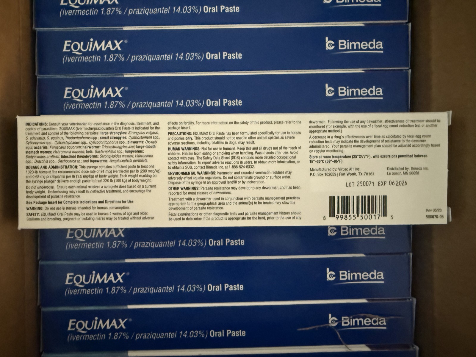 Equimax 6.42g Oral Paste Apple Flavor