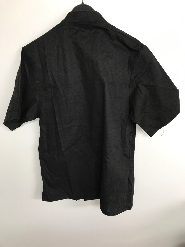 Chef Code Womens Black Chef Shrit Small