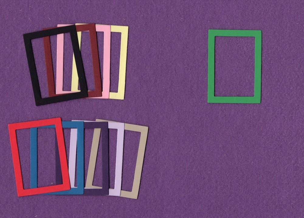 FRAME 1 small die cuts scrapbook cards