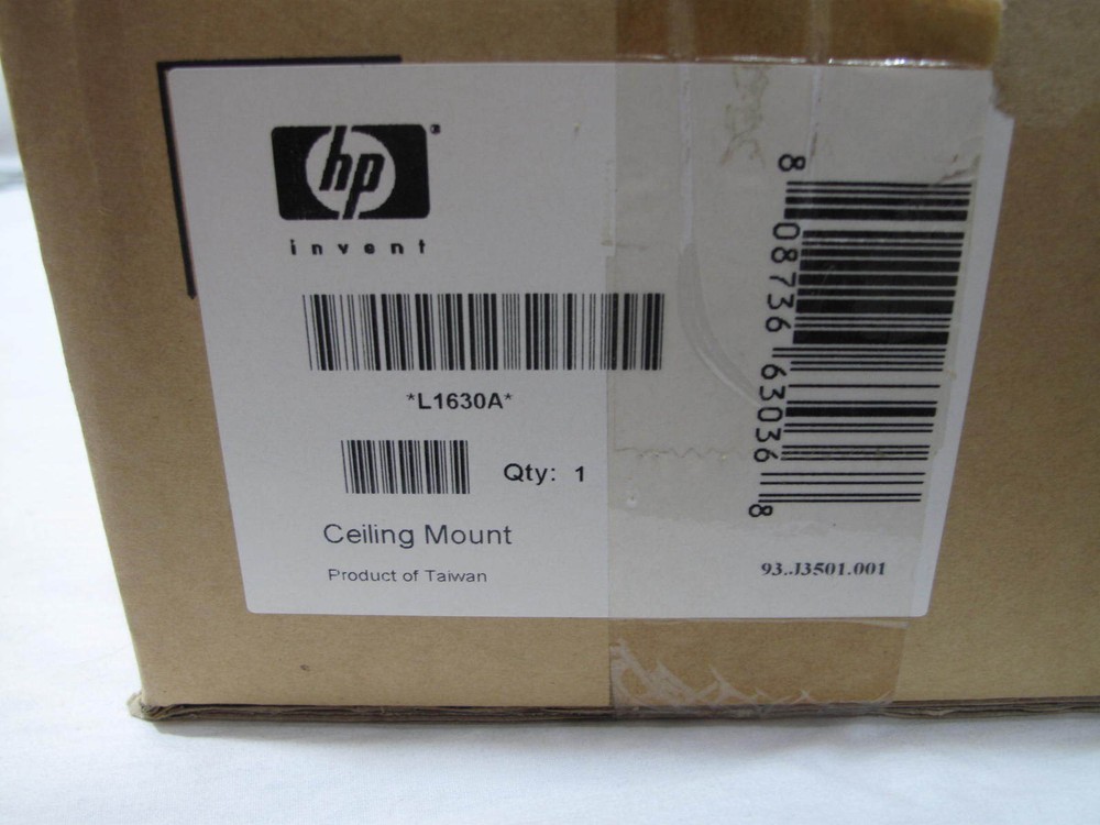 (1) NEW Genuine HP Projector Ceiling Mount Black Adjustable L1630A
