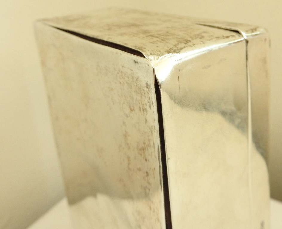 WW2 Military Silver Cigarette Box Presented From 22 Station Officers Mess (4977)