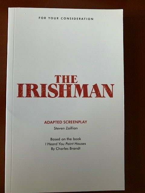 The Irishman Adapted Screeplay For Your Consideration