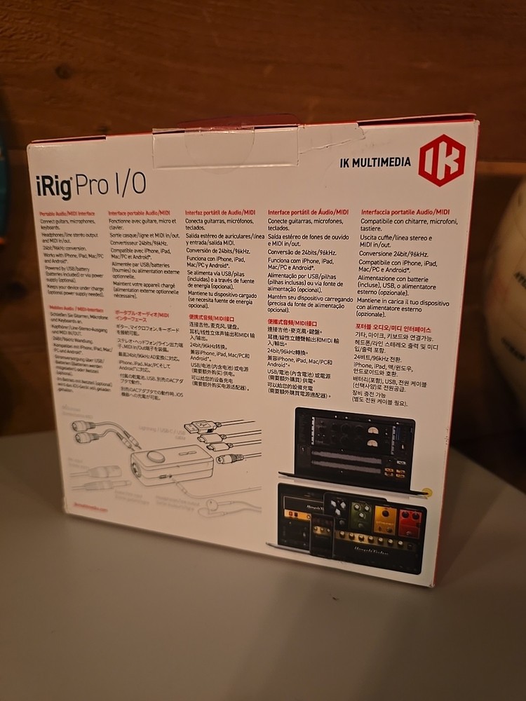IK Multimedia iRig Pro I/O Universal Audio and MIDI Interface