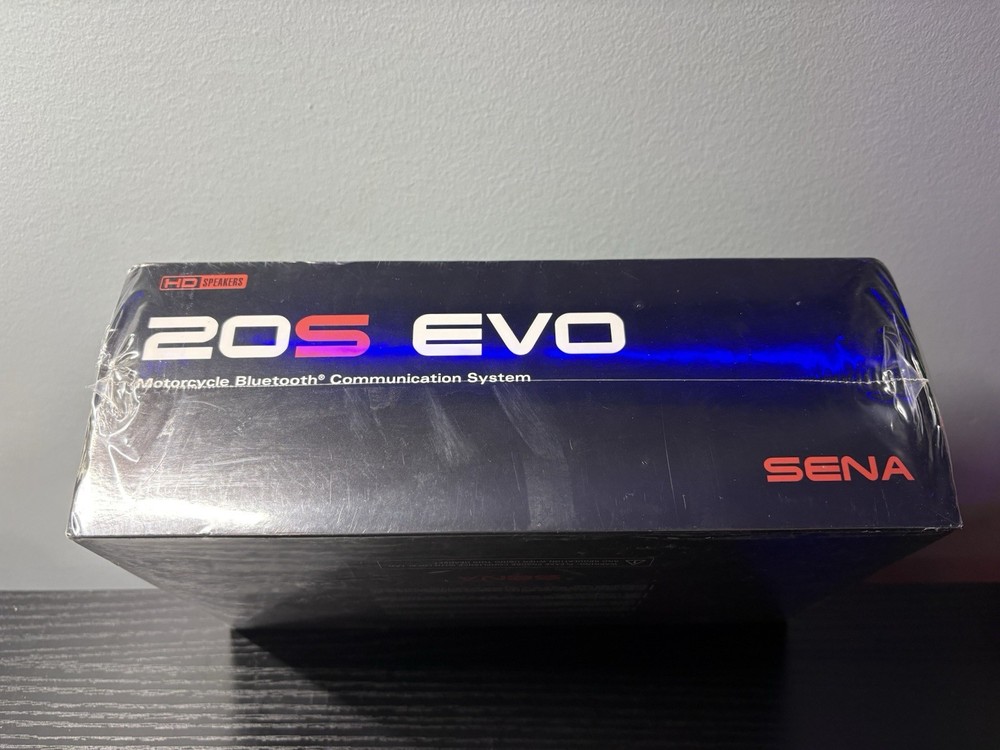 Sena 20S EVO HD Motorcycle Bluetooth Communication System Single Pack