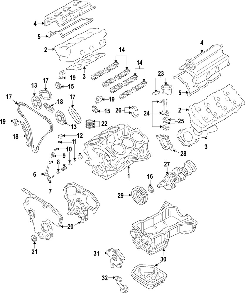 Genuine Nissan Engine Valve Spring 13203-6KA0A