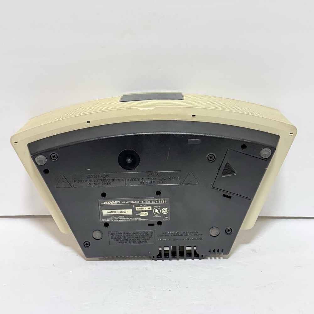 Bose Wave Radio - Model AWR1-1W White - Untested - As Is