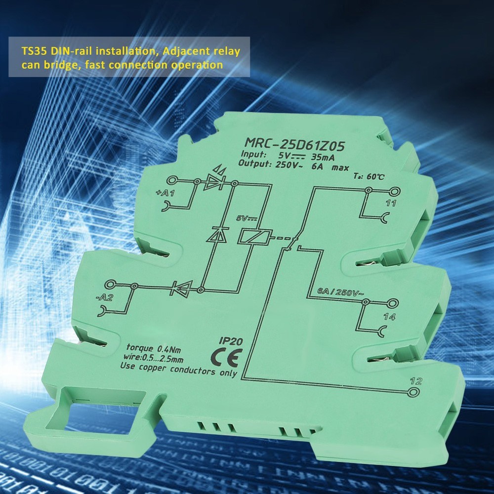 MRC-25D61Z05 5V PLC Electromagnetic Interface Relay Module Control Board❀