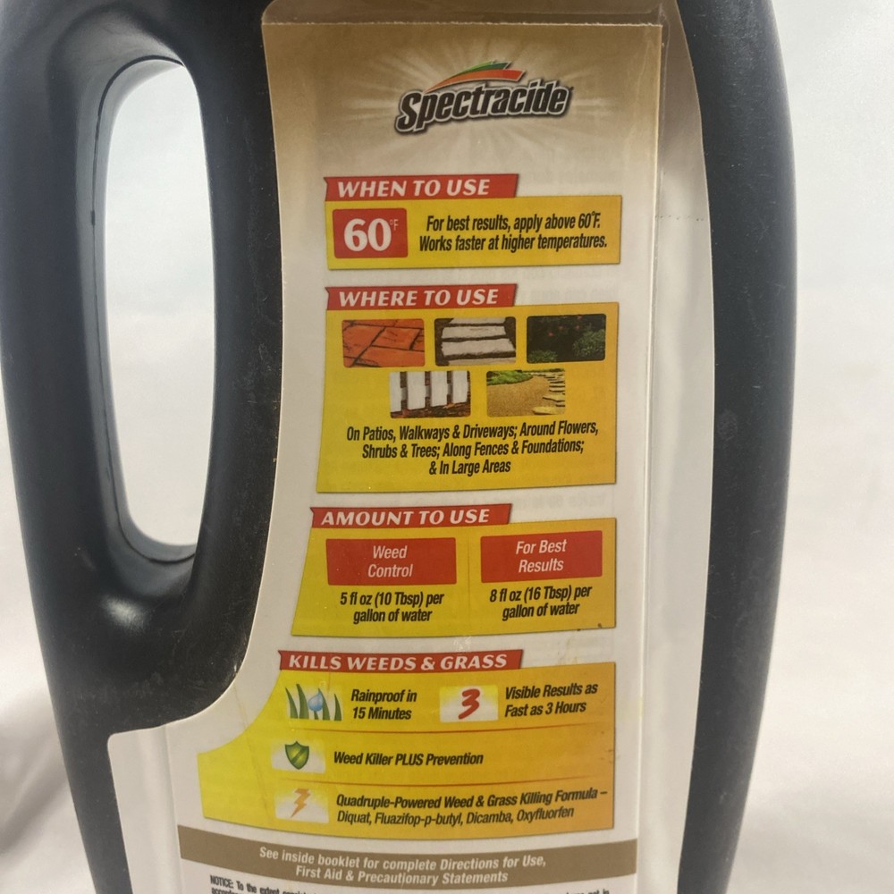 Spectracide Extended Control 32 fl oz ~ Concentrated Weed and Grass Killer