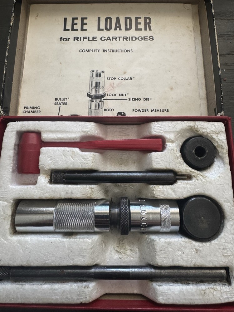 LEE LOADER Complete Reloading Tool-Quality Built Kit- 30-06 Springfield w/ inst.
