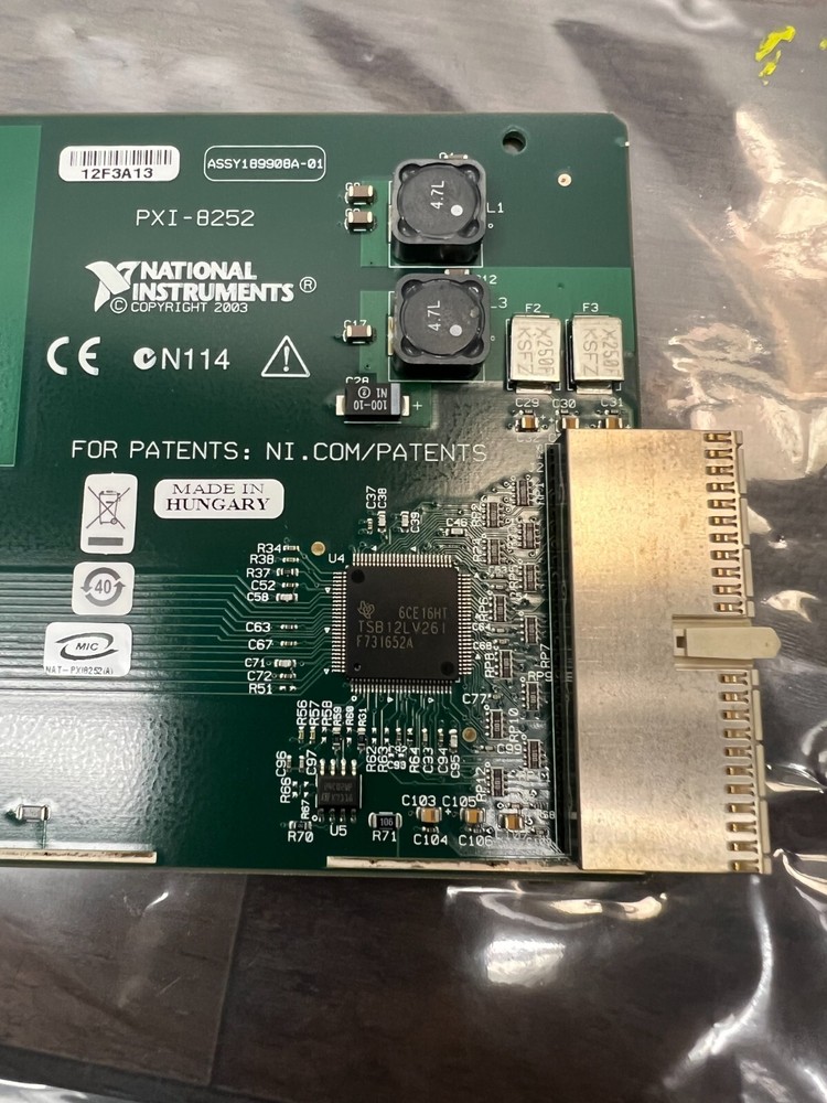 National Instruments PXI-8252 Host Adapter IEEE 1394 Module