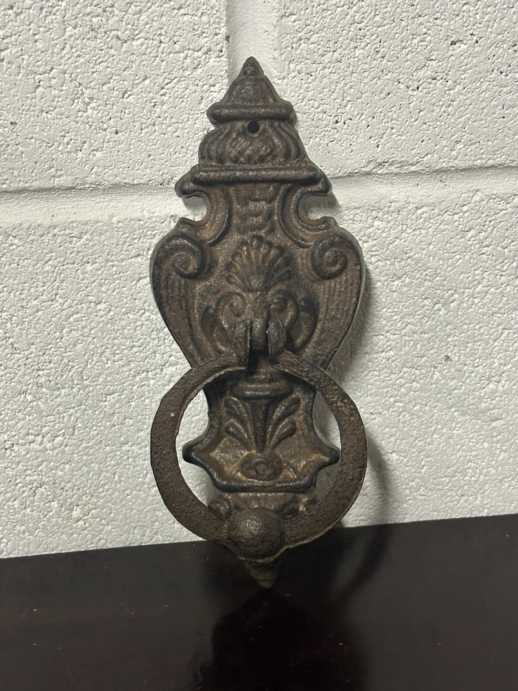 Large Antique Cast Iron Door Knocker