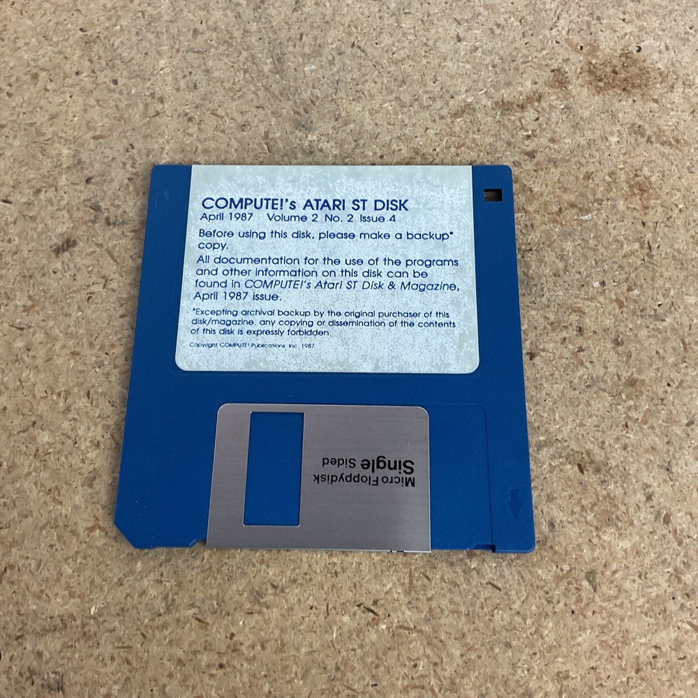 Compute!’s Atari ST Disk Volume 2 No. 2 Issue 4