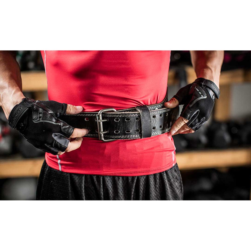 Harbinger 6" Padded Leather Weight Lifting Belt