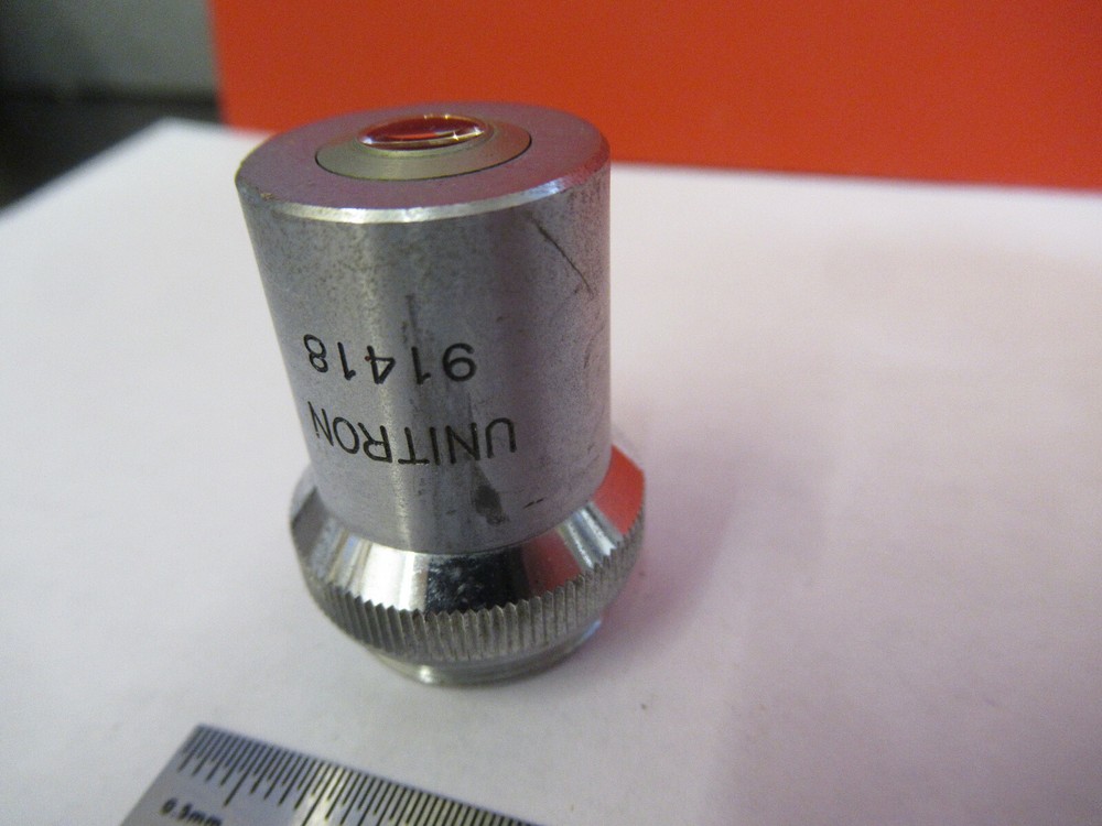 UNITRON MP L 5X OBJECTIVE LENS JAPAN OPTICS MICROSCOPE PART AS PICTURED Q3-B-15